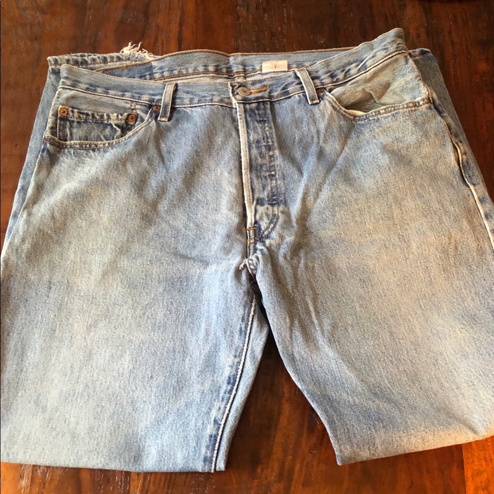 Levi’s 501 button fly jeans
